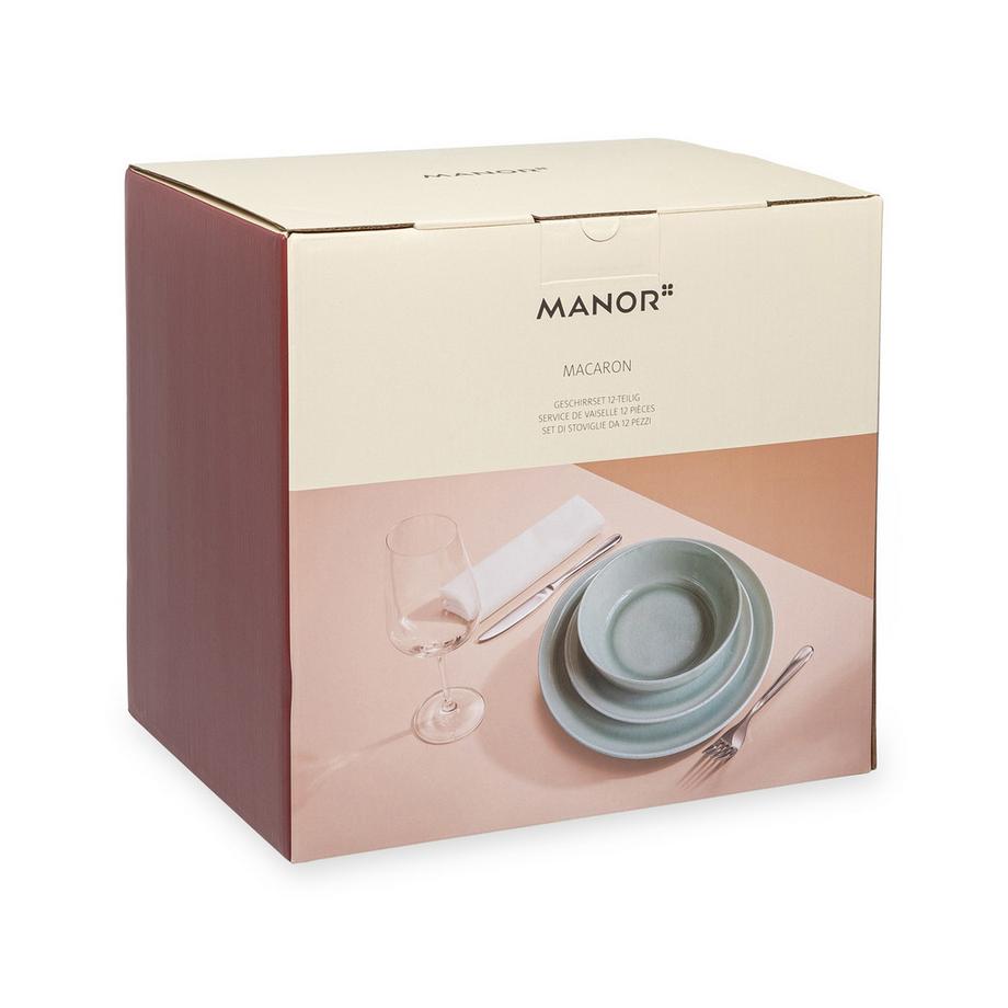 Manor Dinnerset, 12-teilig Macaron 