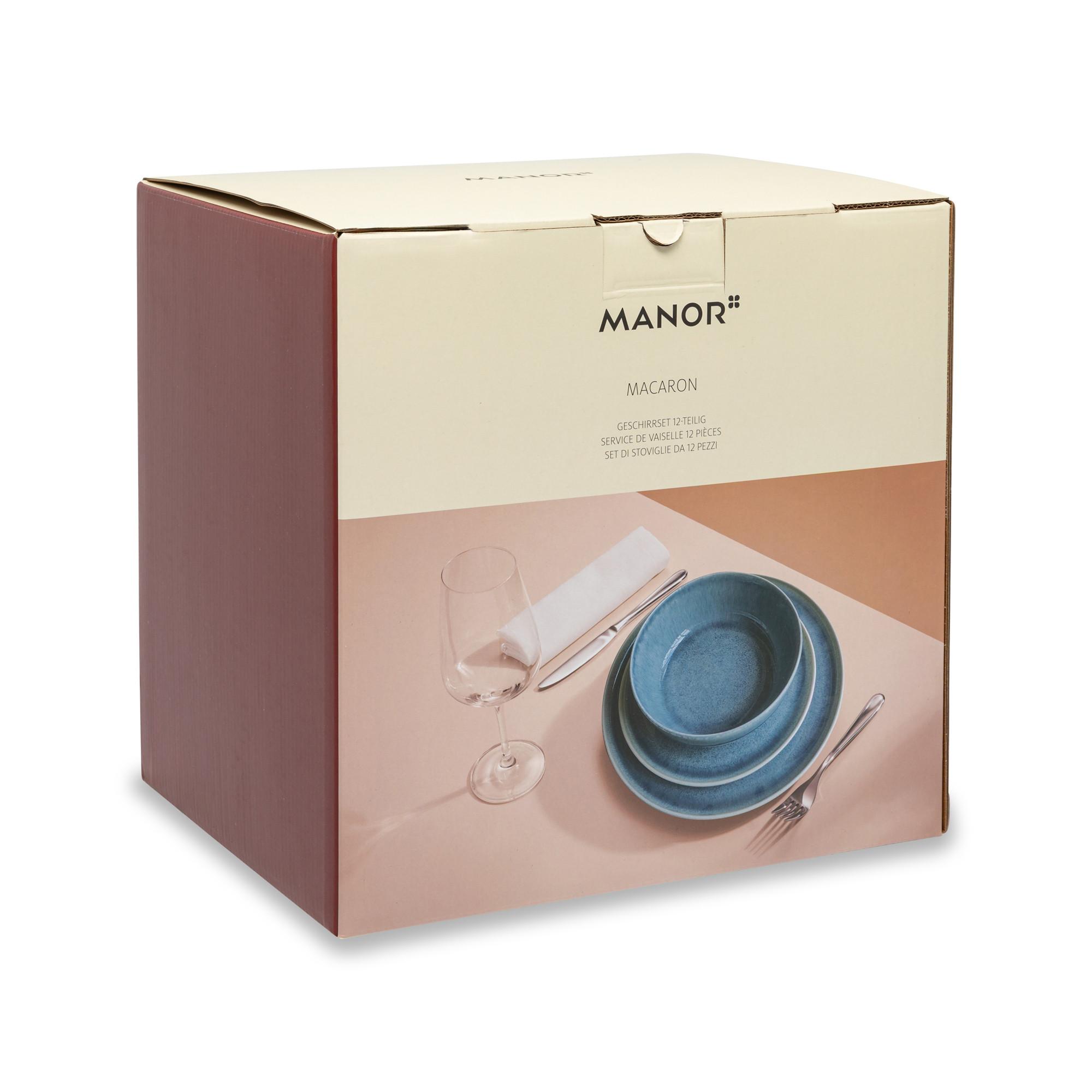 Manor Dinnerset, 12-teilig Macaron 