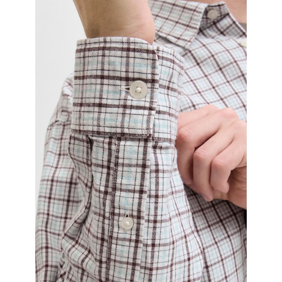 JACK & JONES Camicia a Quadri Maniche Lunghe  