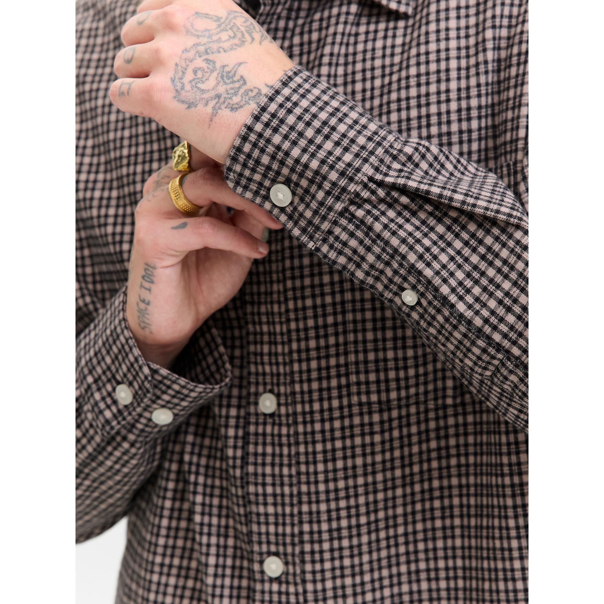 JACK & JONES Kariertes Langarmhemd  