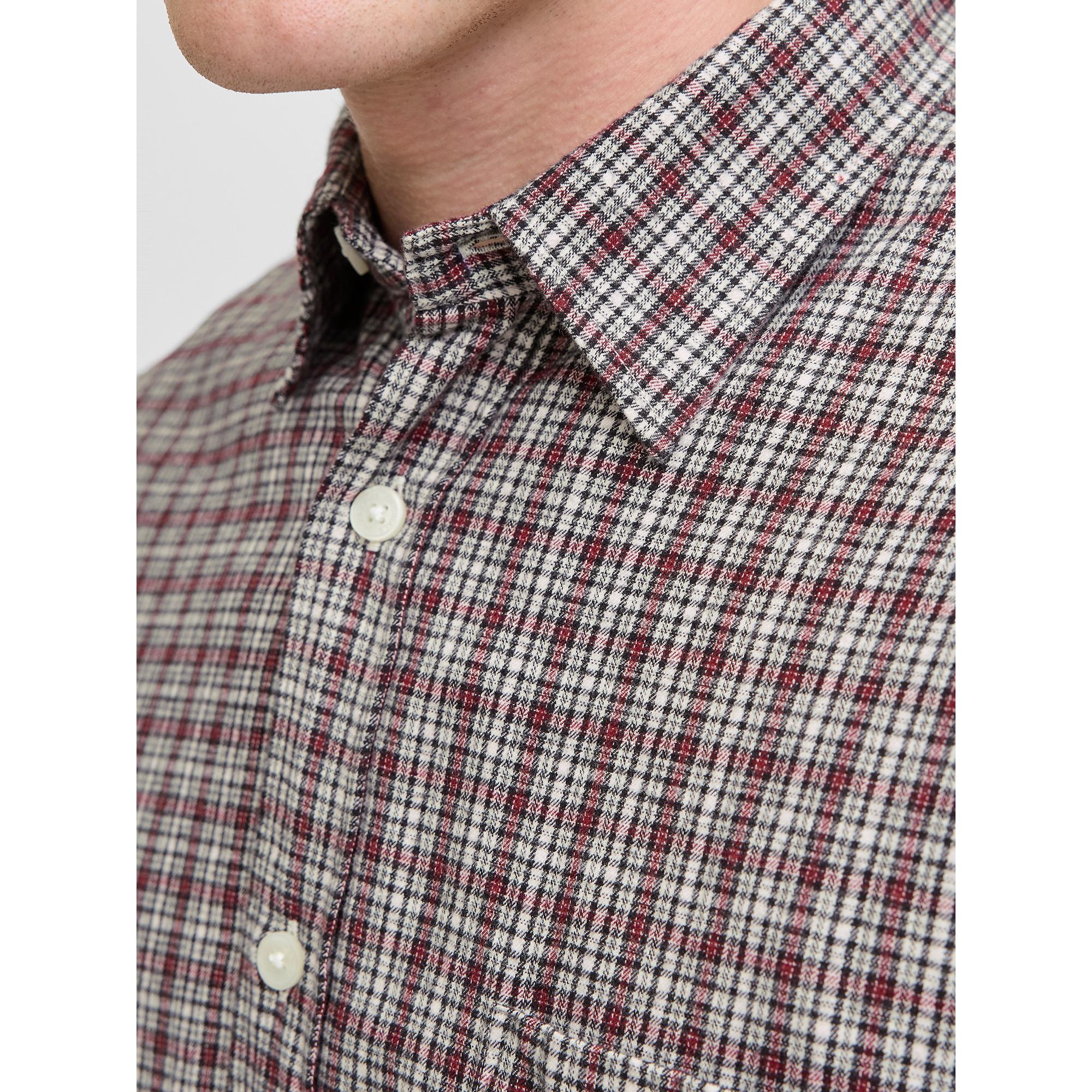 JACK & JONES Camicia a Quadri Maniche Lunghe  