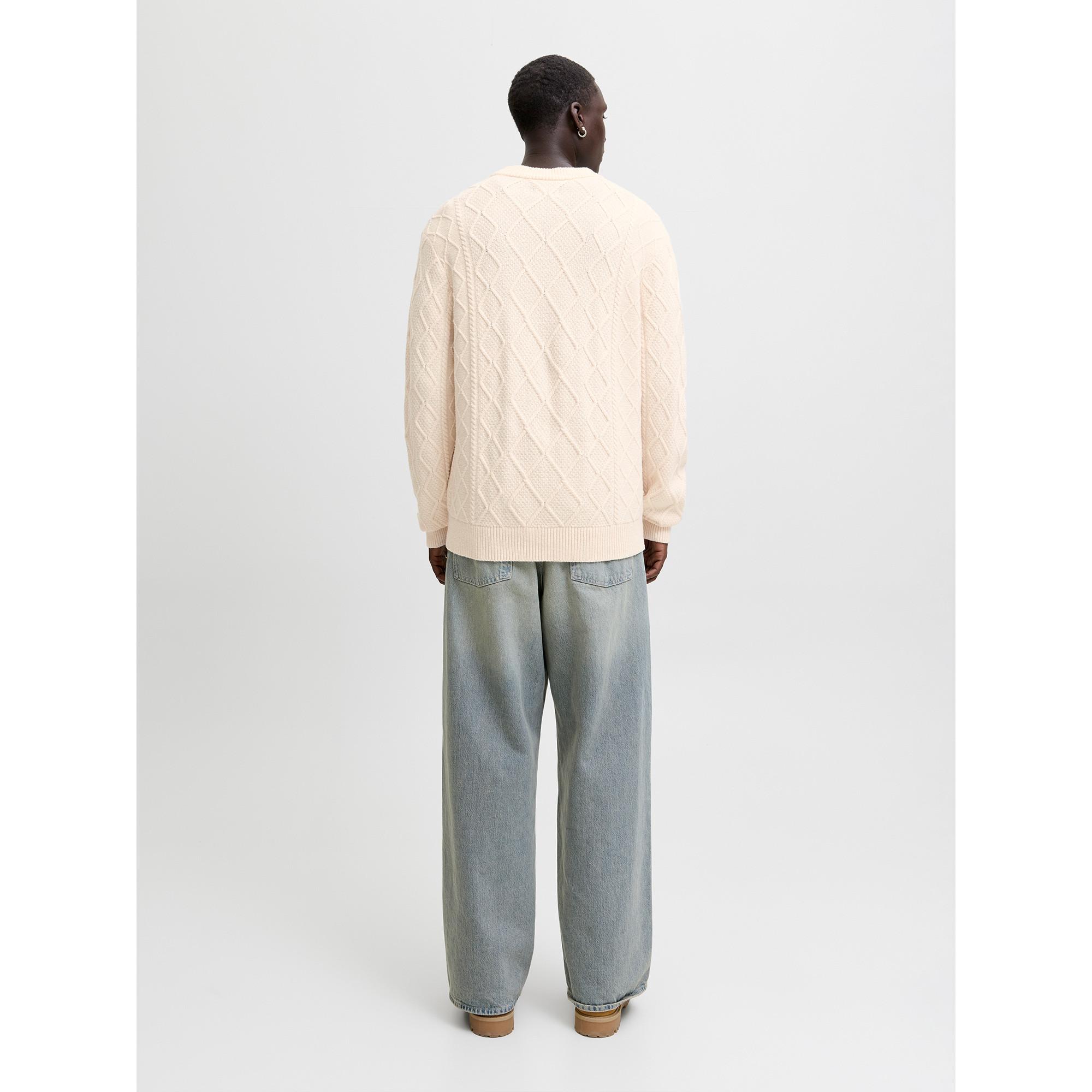 JACK & JONES Strickpullover Rundhals  