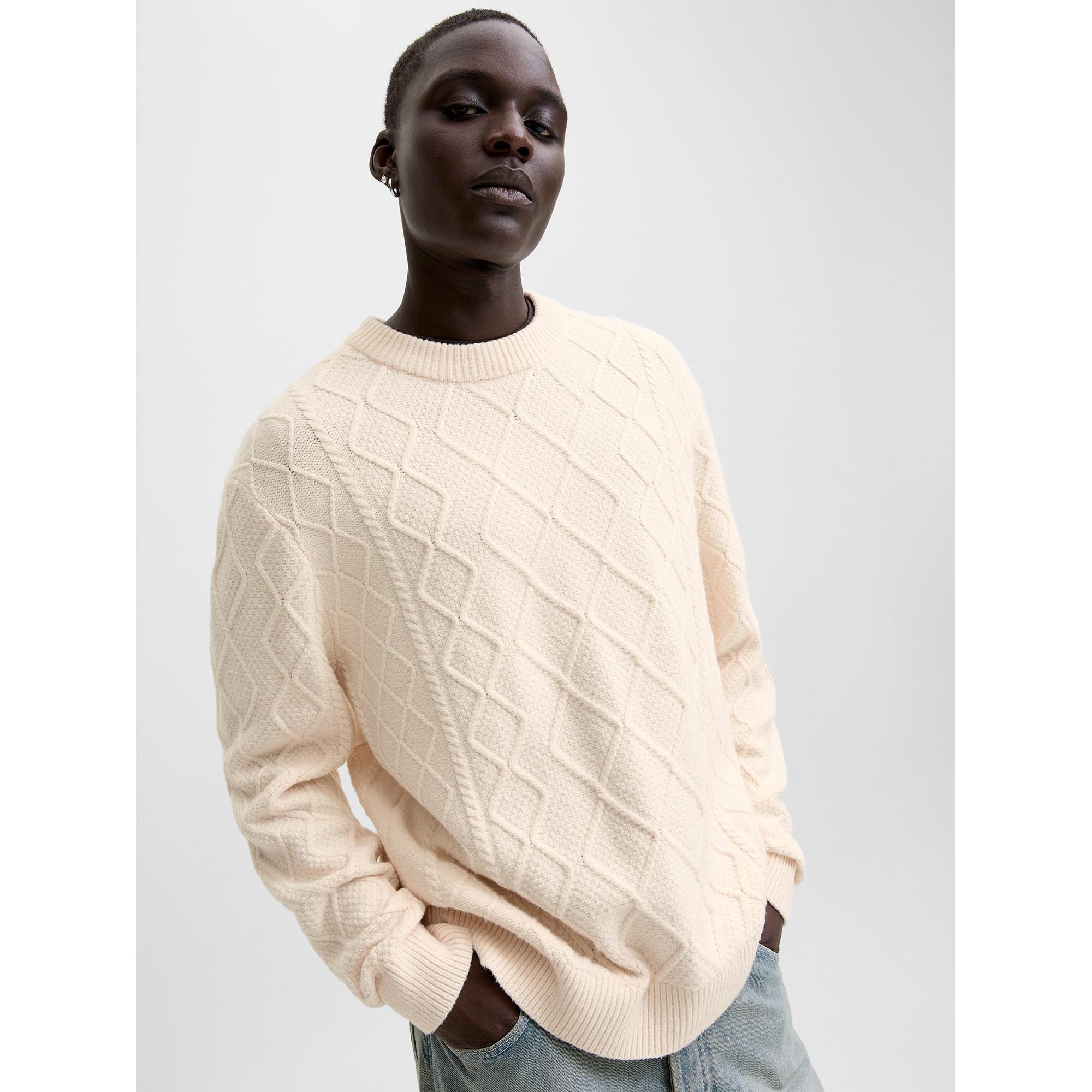 JACK & JONES Strickpullover Rundhals  