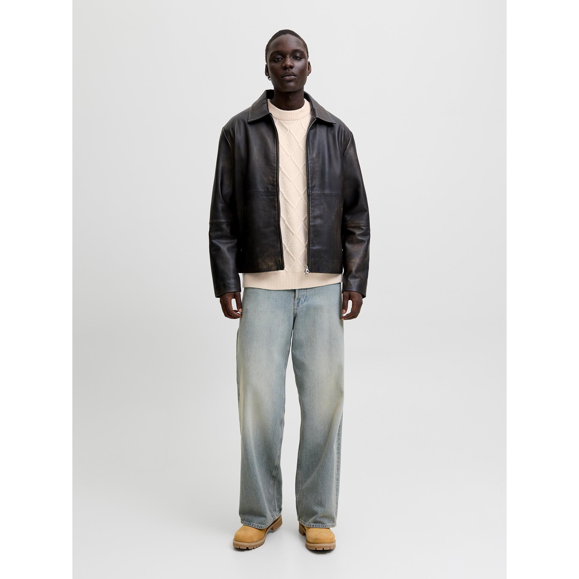 JACK & JONES Strickpullover Rundhals  