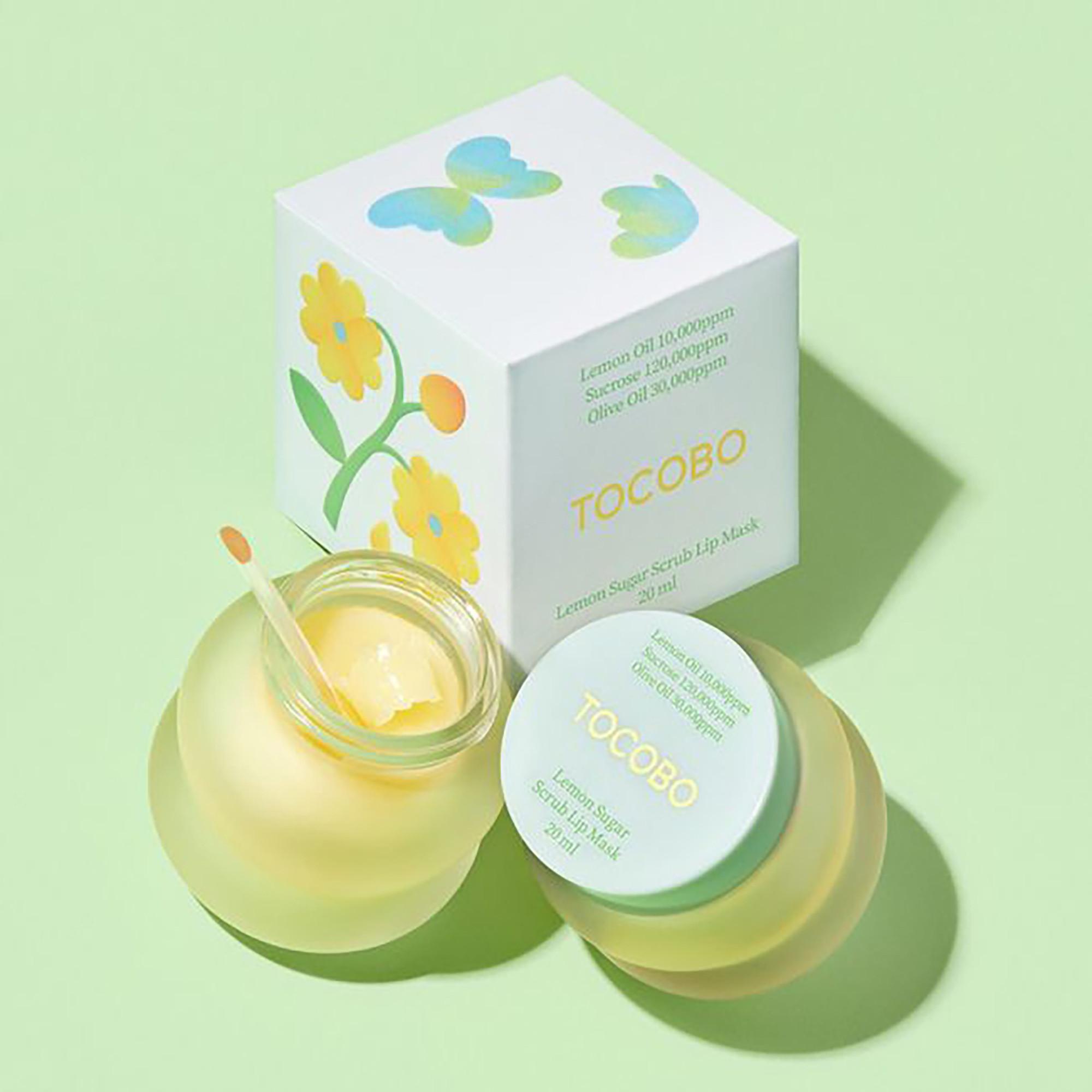 Tocobo  Lemon Sugar Scrub Lip Mask 
