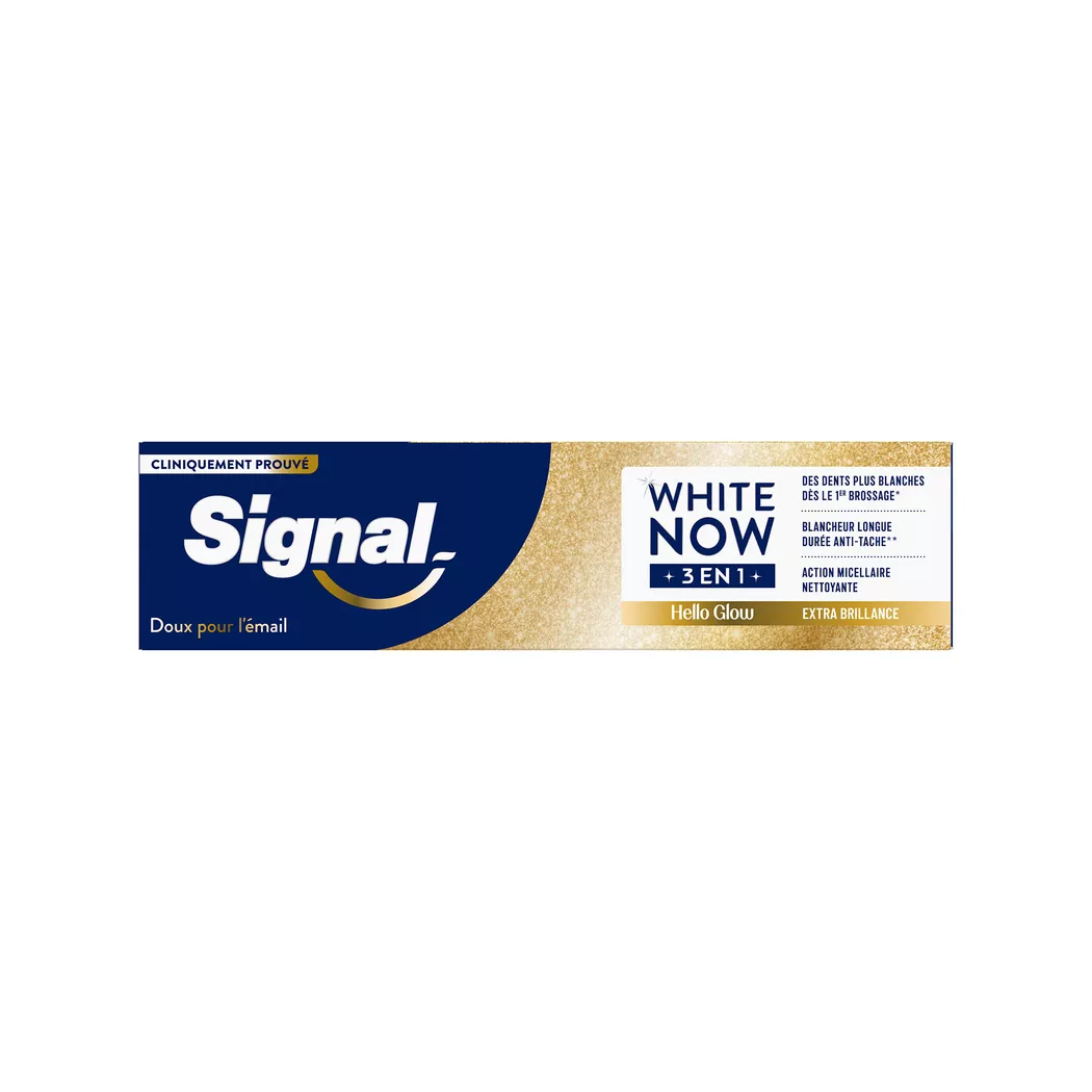 Signal White Now, 3in1 Hello Glow, Zahnpasta (75ml)