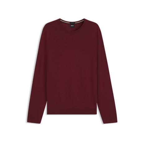 BOSS BLACK LENO-P Slim Fit Pull Col Rond  