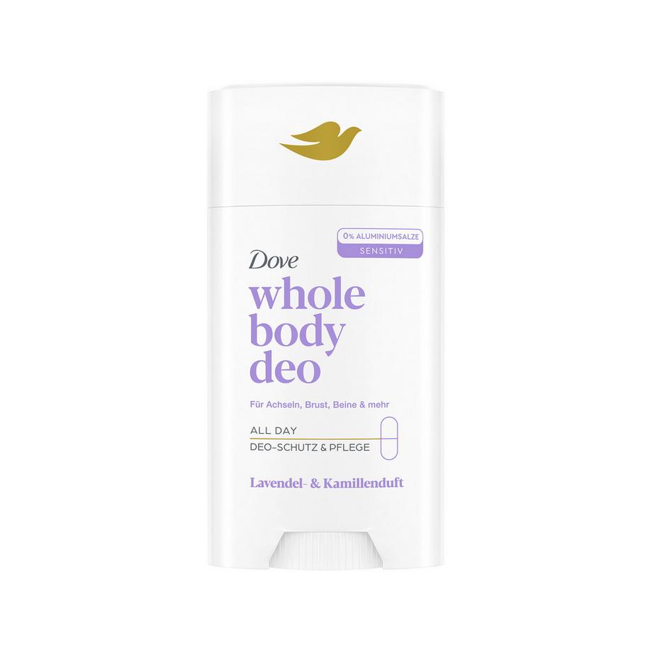 Dove  Whole Body Deodorant Stick Lavendel- & Kamillenduft ohne Aluminiumsalze 