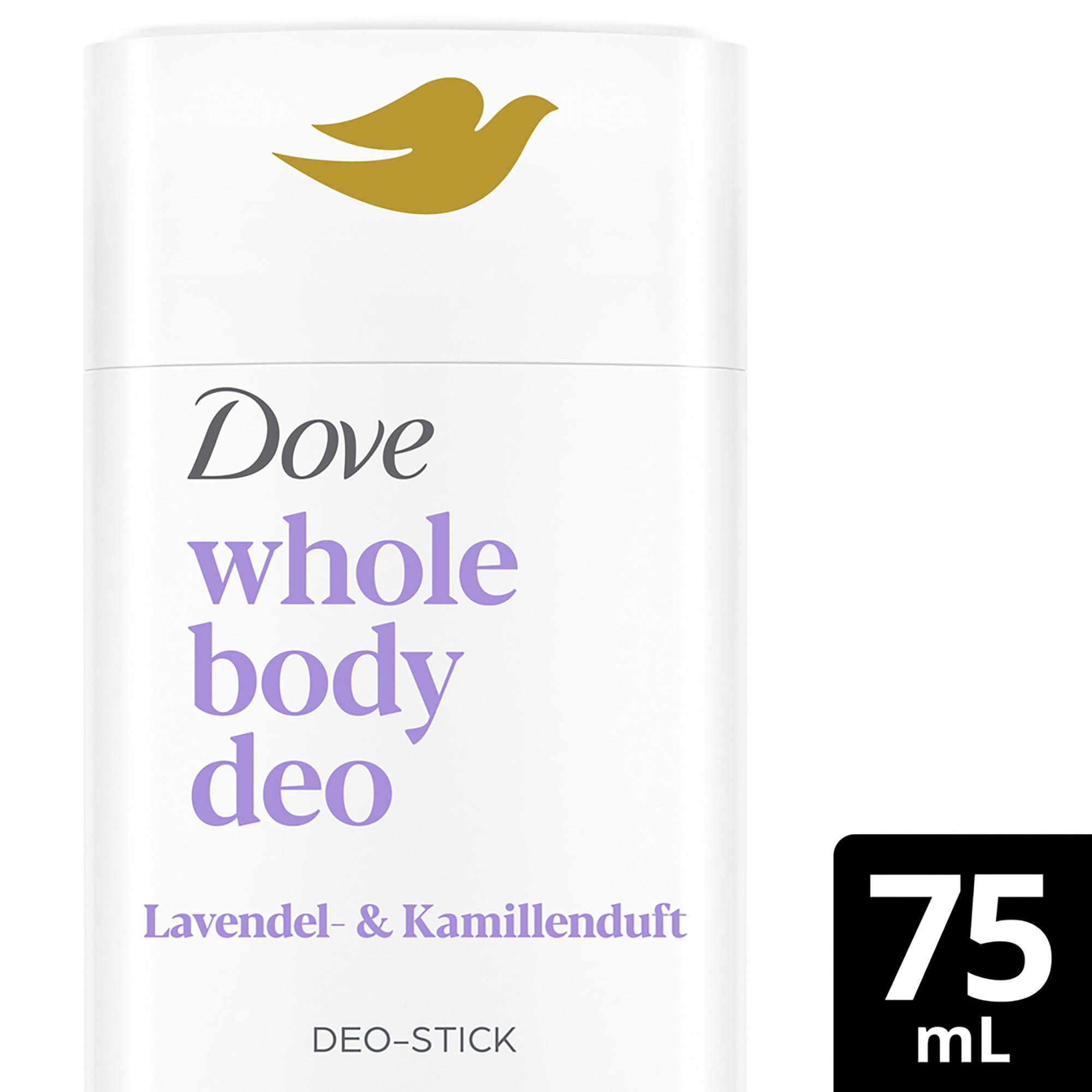 Dove  Whole Body Deodorant Stick Lavendel- & Kamillenduft ohne Aluminiumsalze 