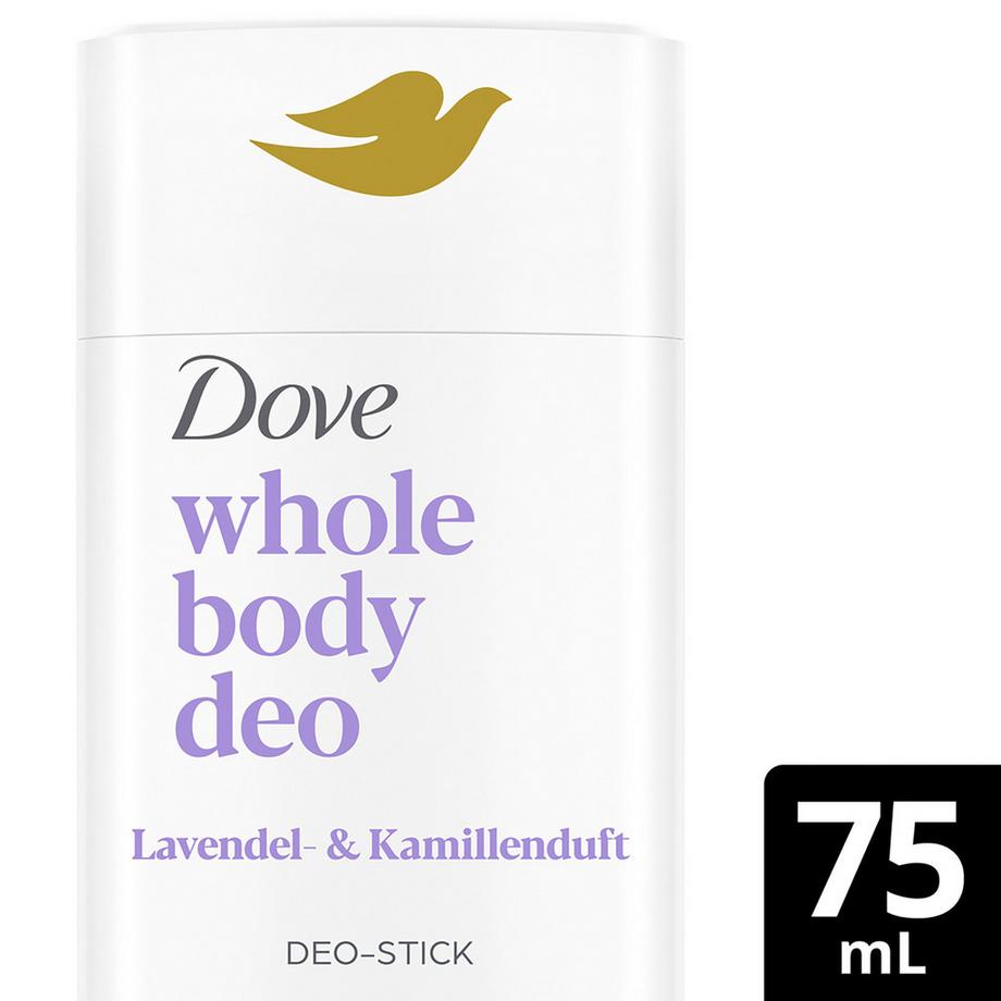 Dove  Whole Body Deodorant Stick Lavendel- & Kamillenduft ohne Aluminiumsalze 