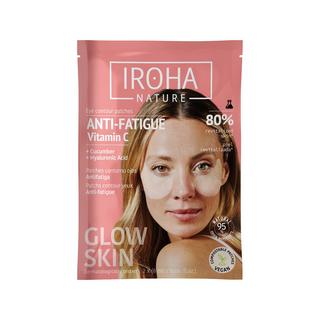 iroha  Nature Anti-Fatigue And Illuminating Sheet Eye Patches With Vitamin C, Cucumber And Hyaluronic Acid 