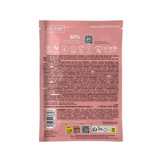 iroha  Nature Anti-Fatigue And Illuminating Sheet Eye Patches With Vitamin C, Cucumber And Hyaluronic Acid 
