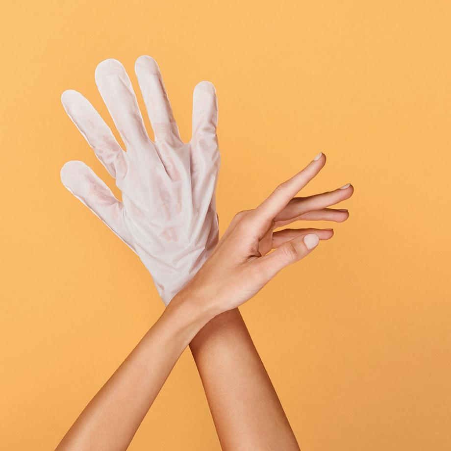 iroha  Gloves Treatment For Hands And Nails | Regenerating | Peach (2 Units - One Use)  Clean Beauty 