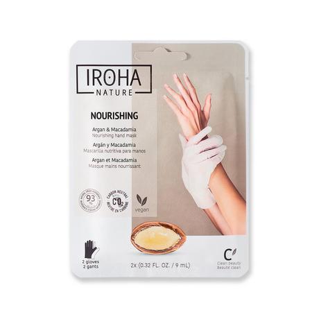 iroha  Gloves Treatment For Hands And Nails / Nourishing / Argan (2 Units -1  Use) Clean Beauty                                                     