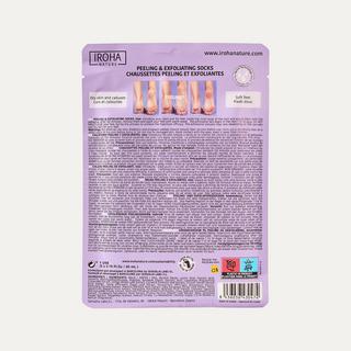 iroha  Socks Treatment For Feet | Exfoliating | Lavander (2 Units - One Use)  