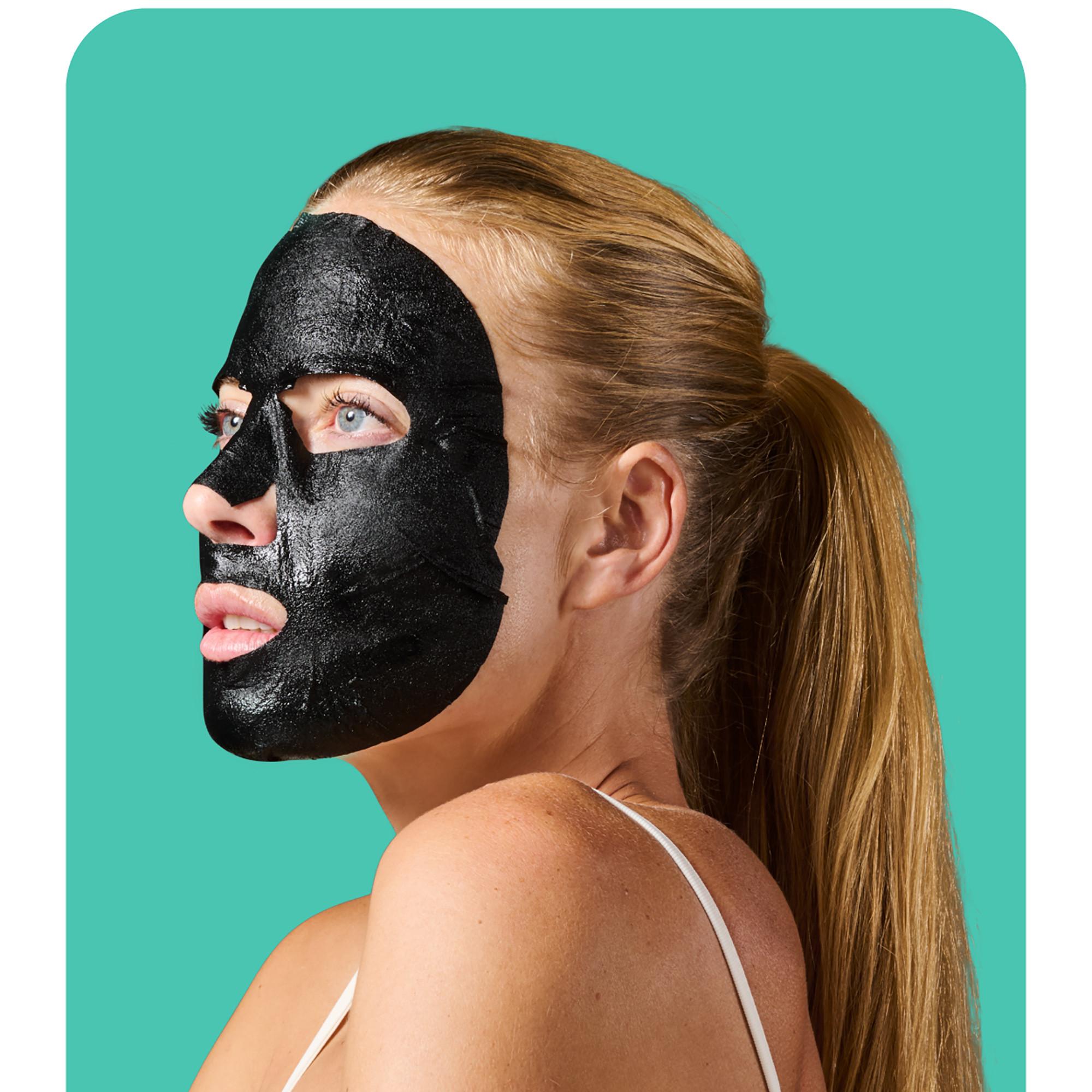 iroha  Tissue Face Mask - Charcoal+Ha - Biodegradable 
