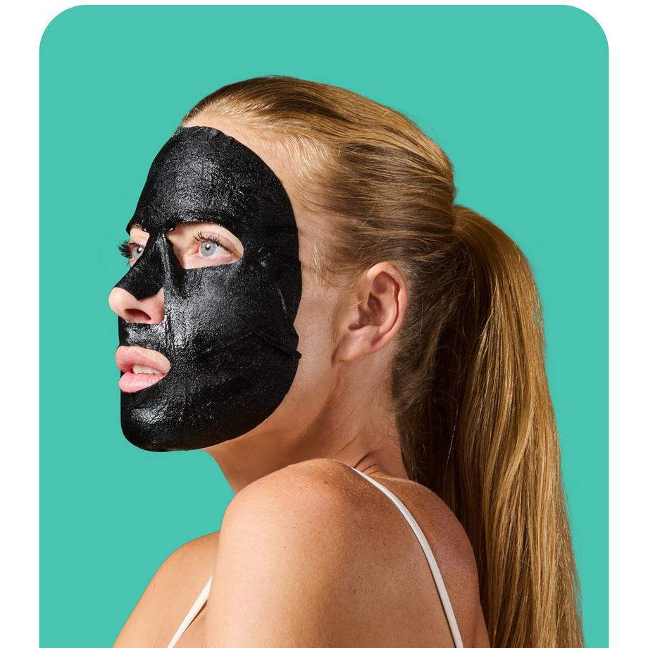 iroha  Tissue Face Mask - Charcoal+Ha - Biodegradable 