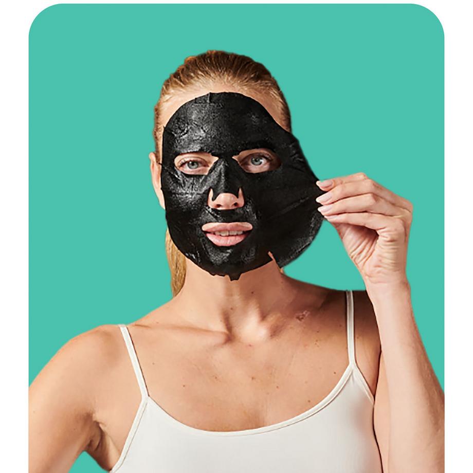 iroha  Tissue Face Mask - Charcoal+Ha - Biodegradable 