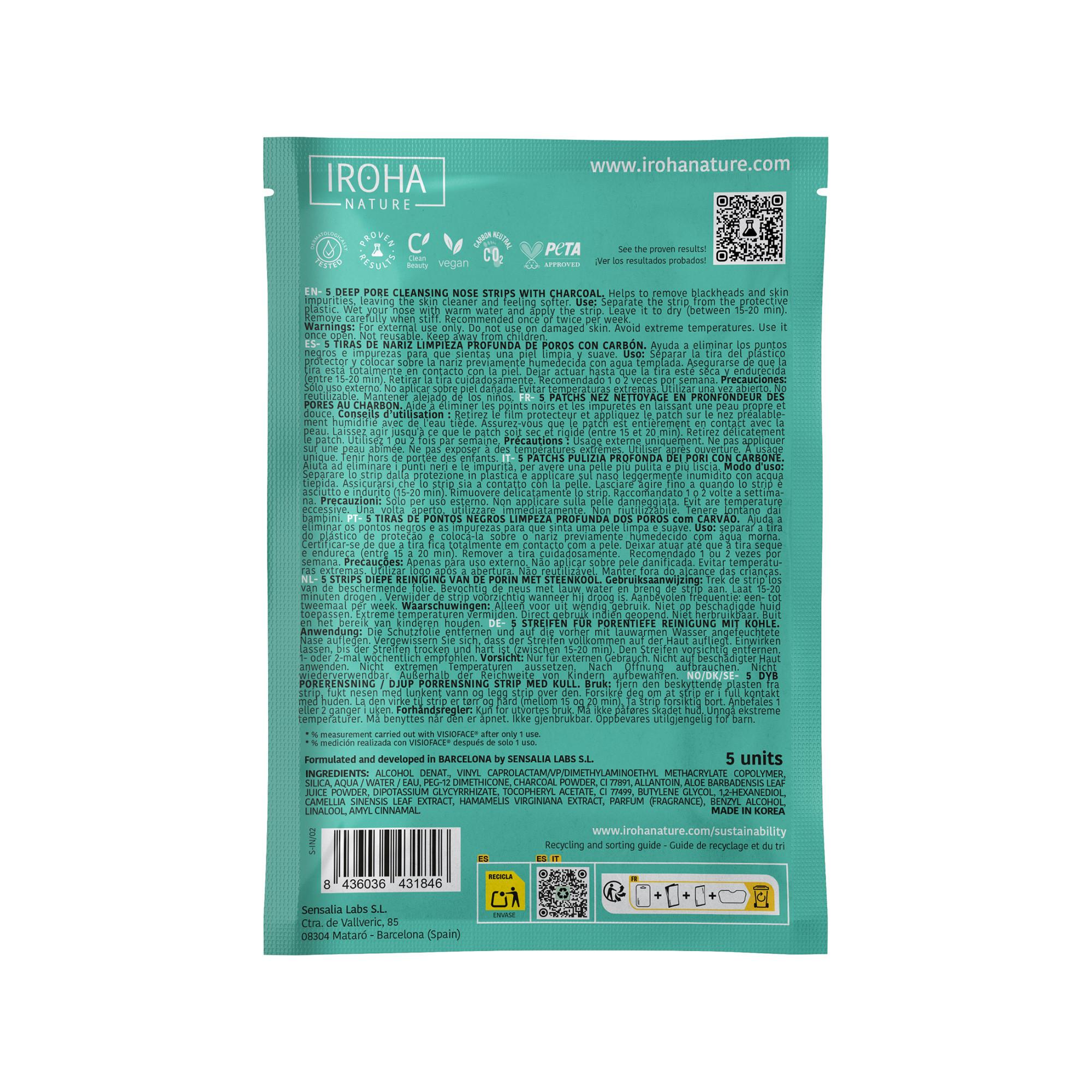 iroha  Cleansing Strips - Detox - Black Heads 