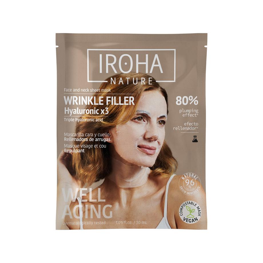 Tissue Face & Neck Mask - Triple Ha - Wrinkle Filler & Anti-Age -  Biodegradable