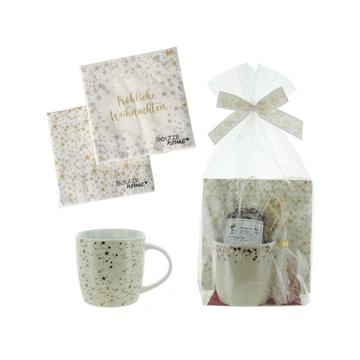 Geschenkset Christmas Sparkly Mit Tasse Und Servietten
