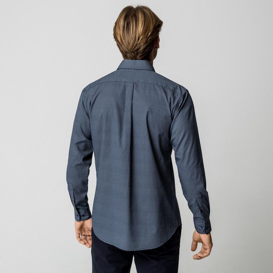 Manor Man Chemise Manches Longues Motif Coupe Classique  