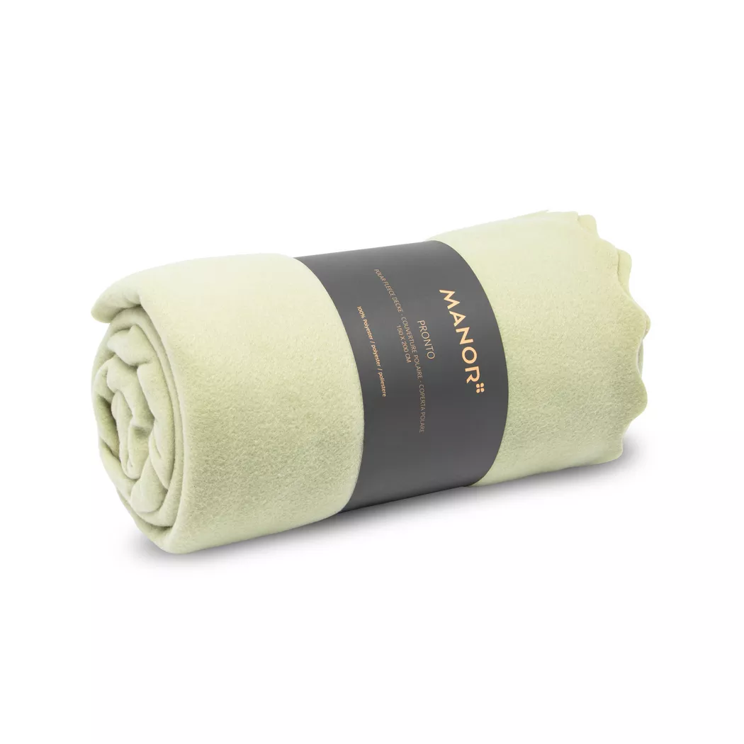 Manor - Fleece Decke, 150x200cm, Salbei
