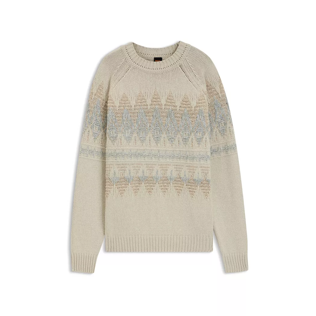 Boss Pull Karombo 10274230 Light Beige M Homme
