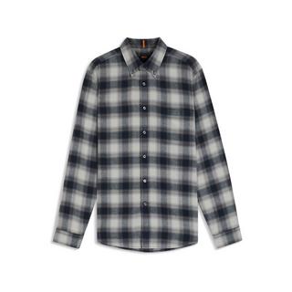 BOSS ORANGE Rickert M Camicia Quadri Colletto Button Down  
