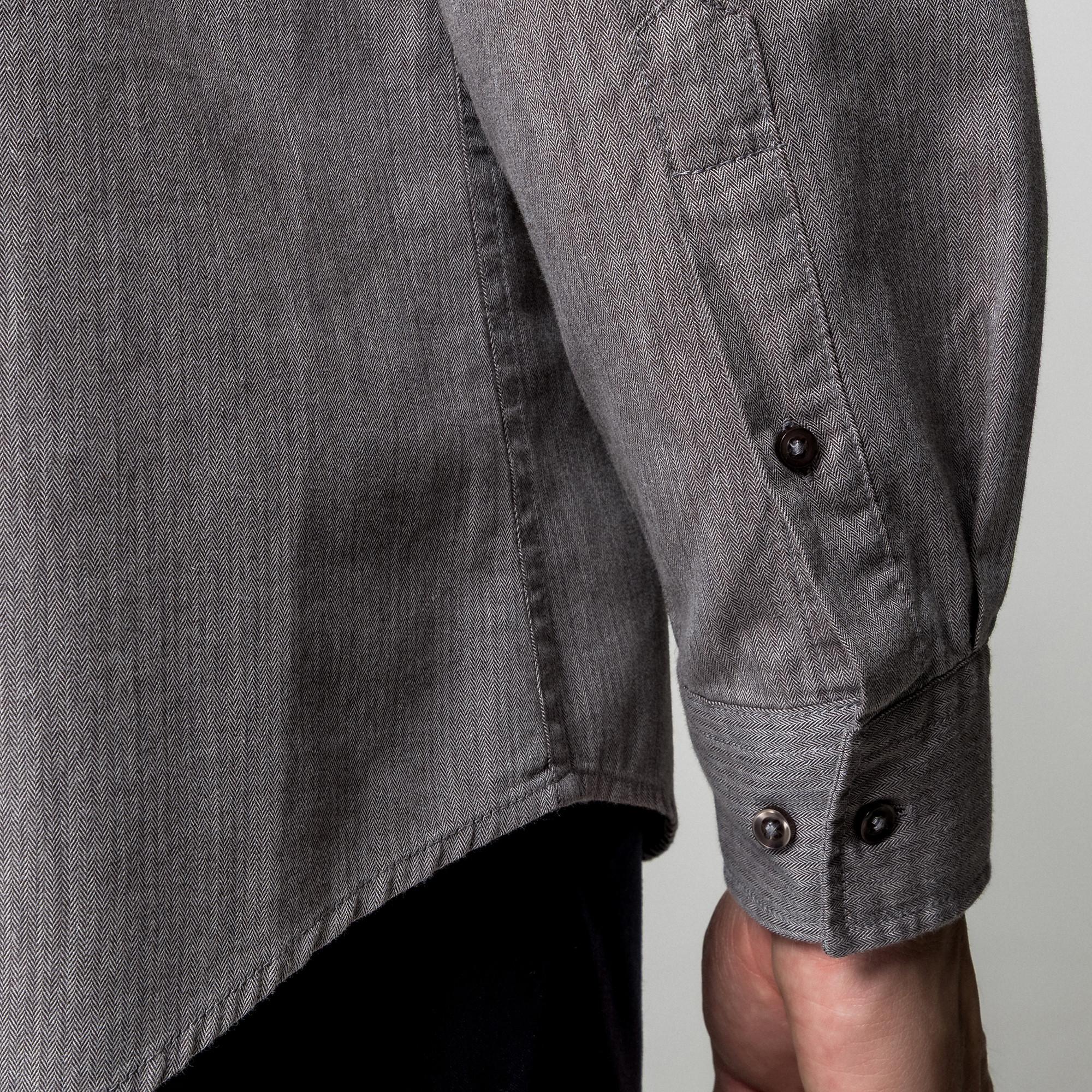 Manor Man Camicia Maniche Lunghe Meliata Vestibilità Classica  