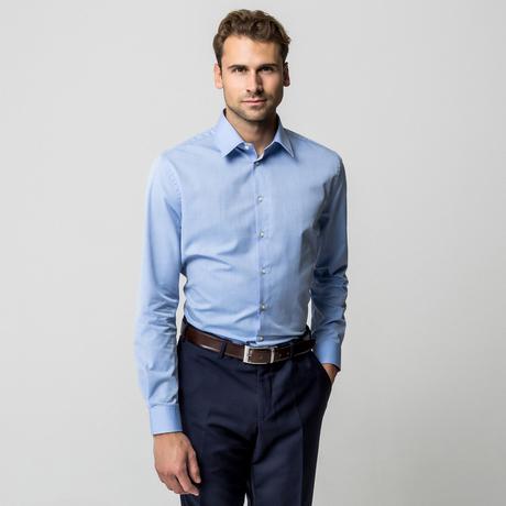 Manor Man Modern Fit Kentkragen Langarmhemd  