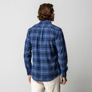 Manor Man Herren Kariertes Flanellhemd  