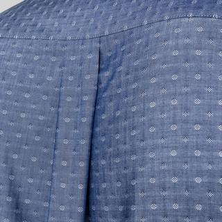 Manor Man Fein Gemustertes Classic Fit Langarmhemd  