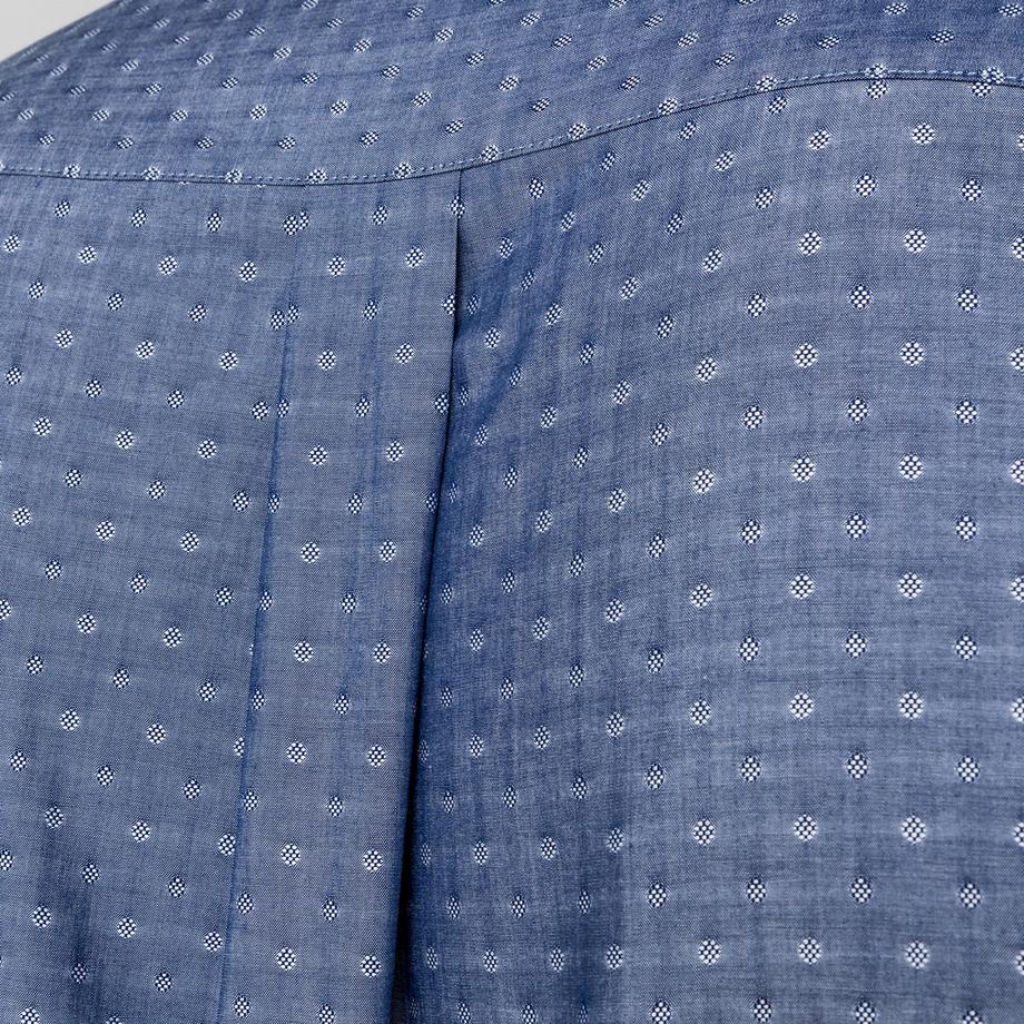 Manor Man Camicia a Maniche Lunghe Fantasia Fine Vestibilità Classica  