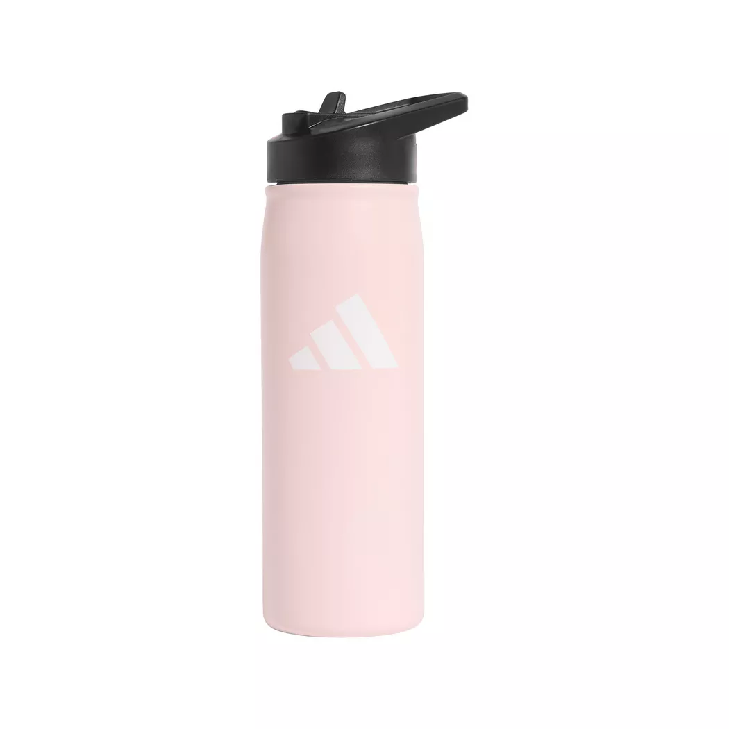 Adidas Bouteille Metal Straw 600ml Sandy Pink / Black One Size