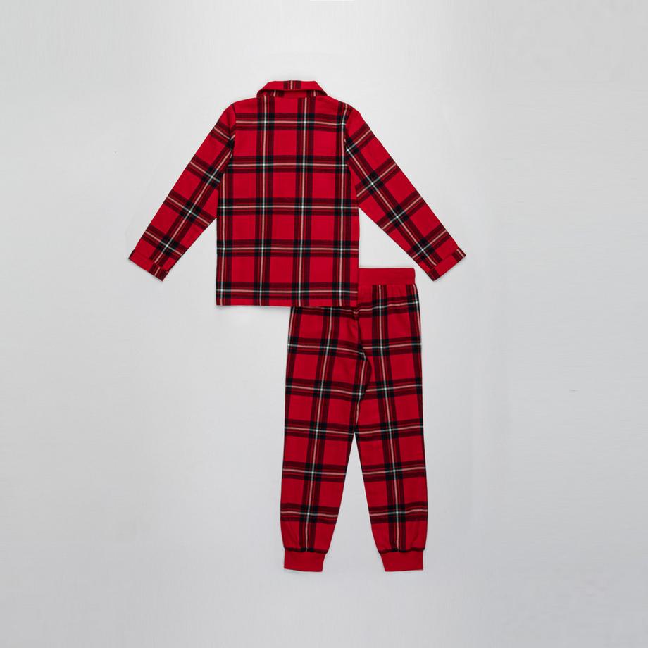 Manor Kids Family Pyjama Check Pyjama-Set 