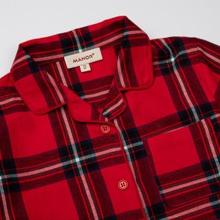 Manor Kids Family Pyjama Check Pyjama-Set 