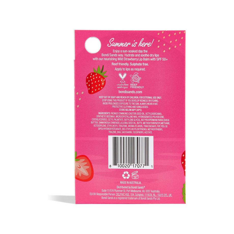 Bondi Sands  SPF 50+ Lip Balm Strawberry 