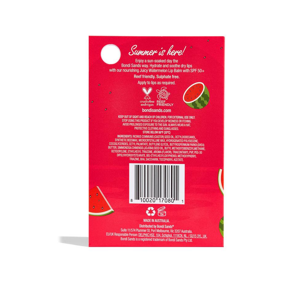 Bondi Sands  Lip Balm Watermelon SPF 50+ 