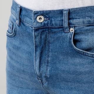 Manor Man Jeansshorts Slim Fit Used Look  