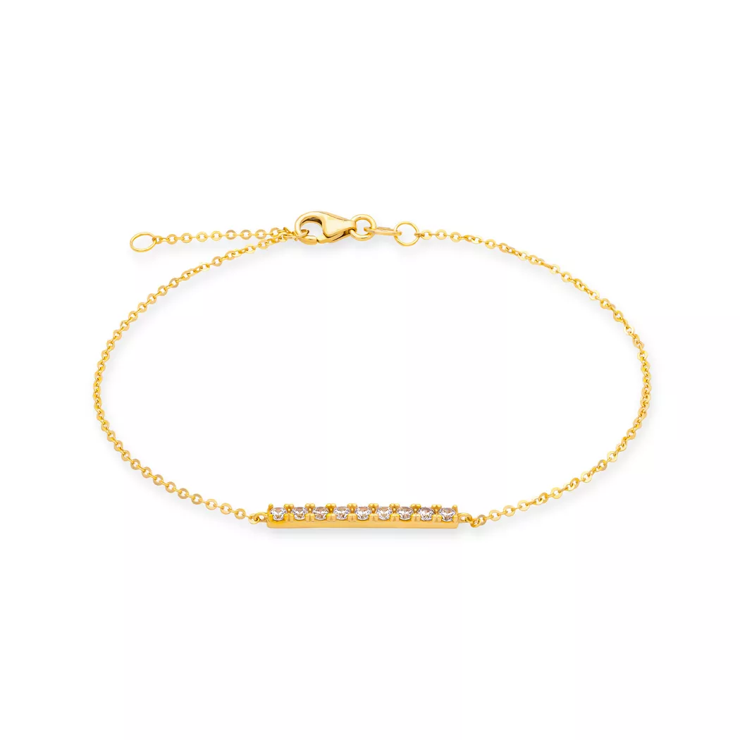 Collection N° 9 - Armband, 19cm, Gelbgold 2