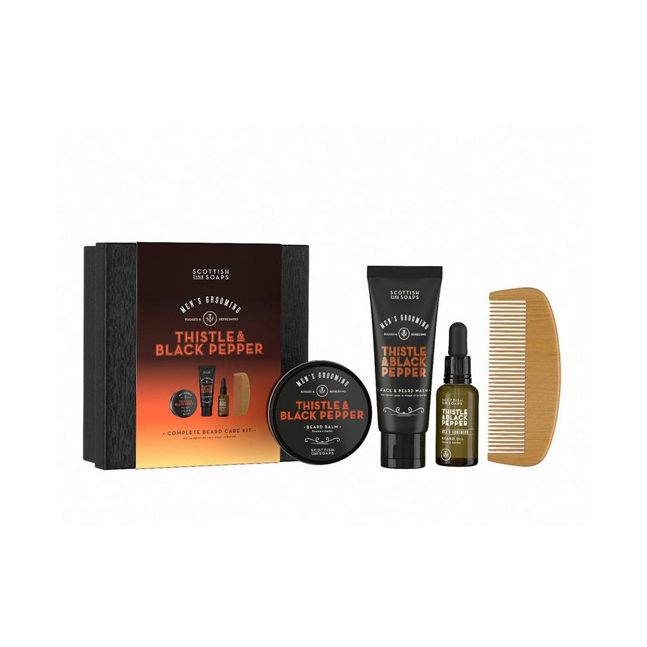 Set regalo per viso e barba Thistle & Black Pepper