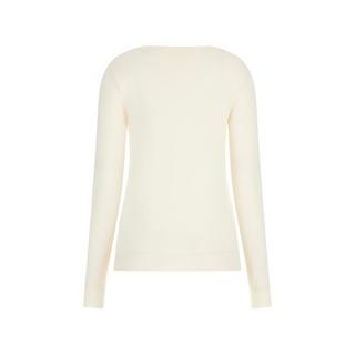 GUESS V-Ausschnitt Pullover mit Strass-Logo  