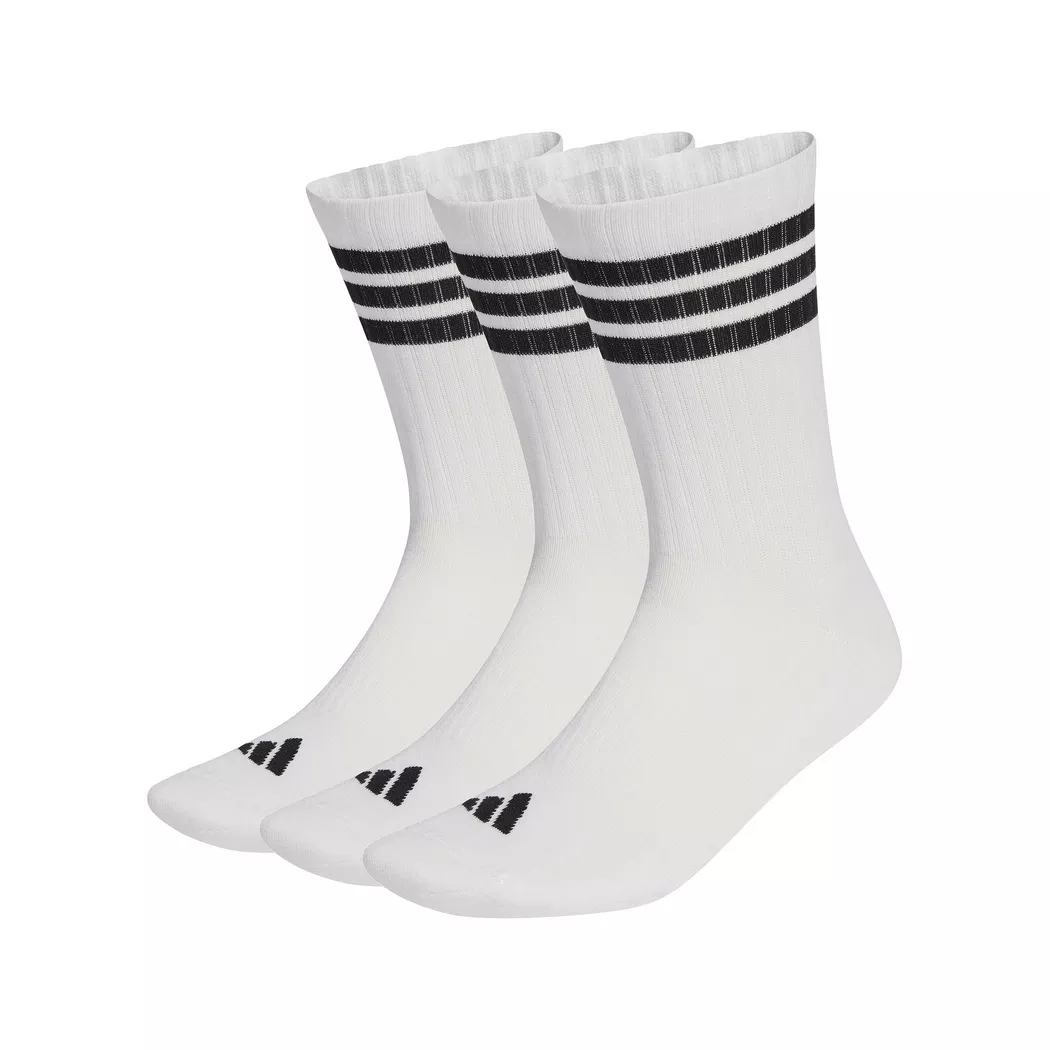 Adidas 3S ESS C CRW Sports Socks White 34-36 2