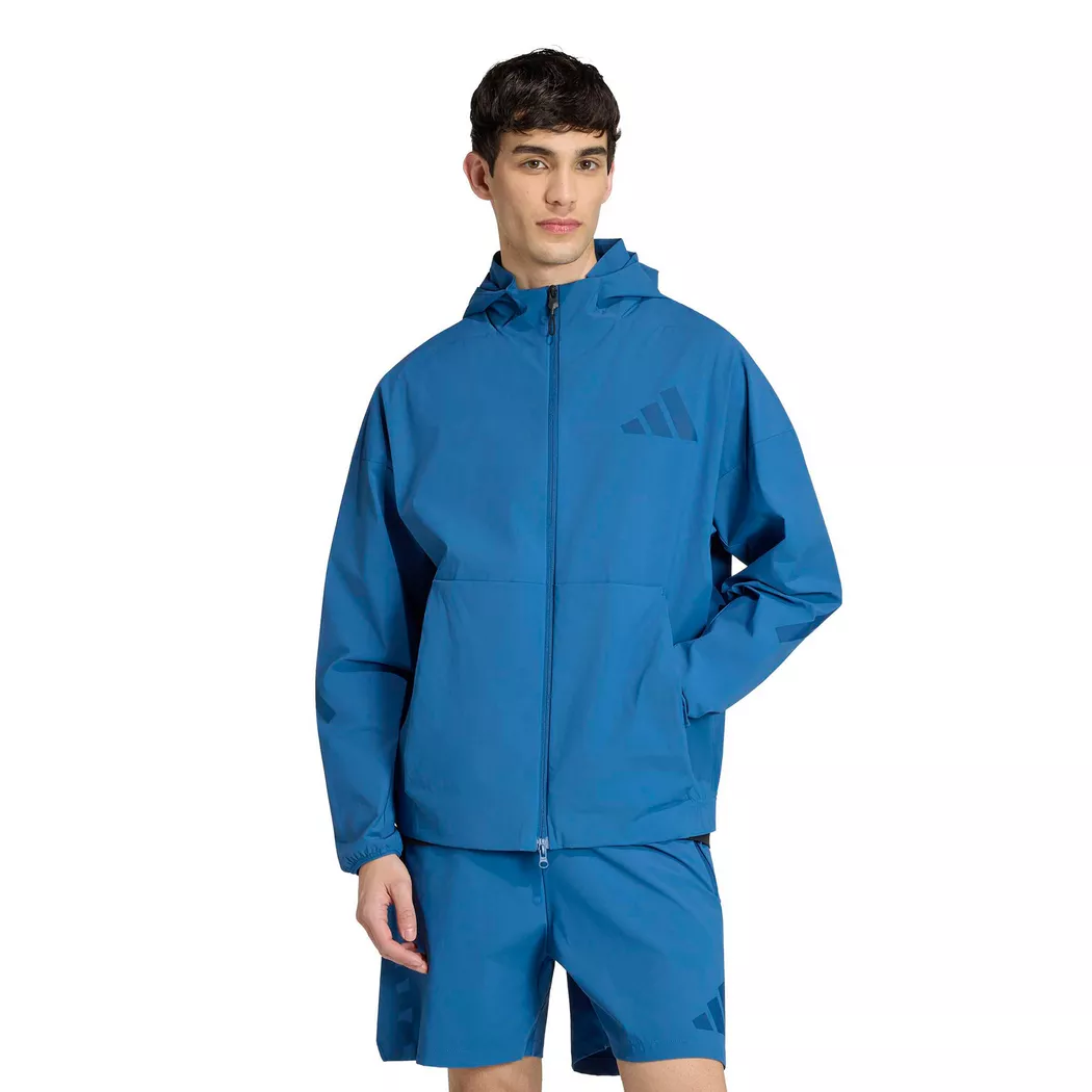 Trainingsjacke ADIDAS SPORTSWEAR "ADIDAS Z.N.E. WOVEN", Herren, Gr. XXL, dusky petrol, Obermaterial: 85% Polyamid, 15% Elasthan, Jacken Trainingsjacke
