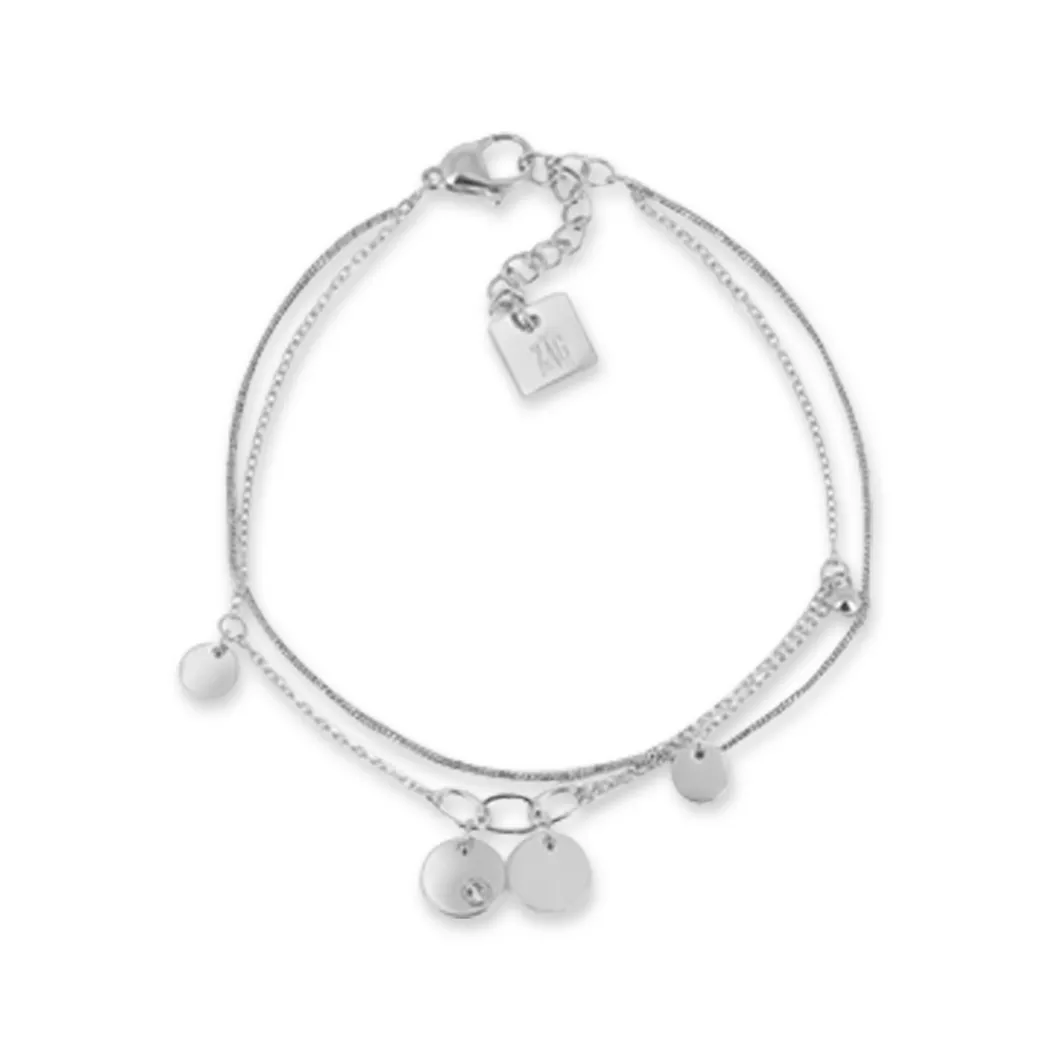 ZAG Bijoux - Armband, 15+3CM, Silberfarben 7
