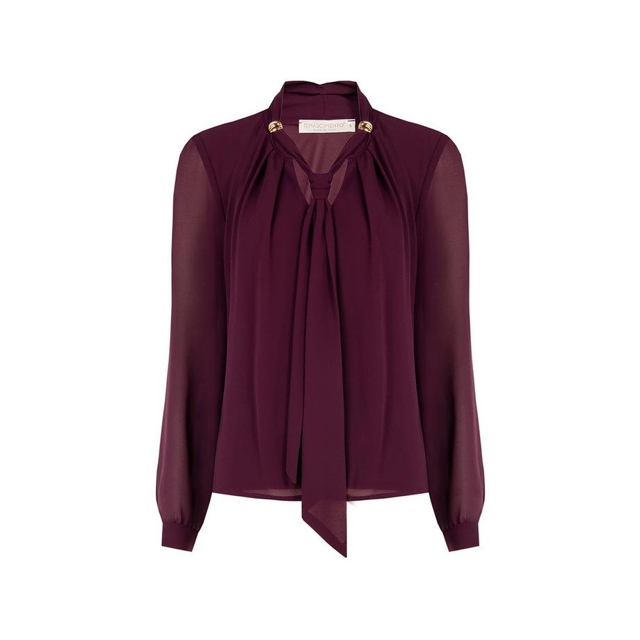 RINASCIMENTO Chemisier Manches Longues Col Montant  