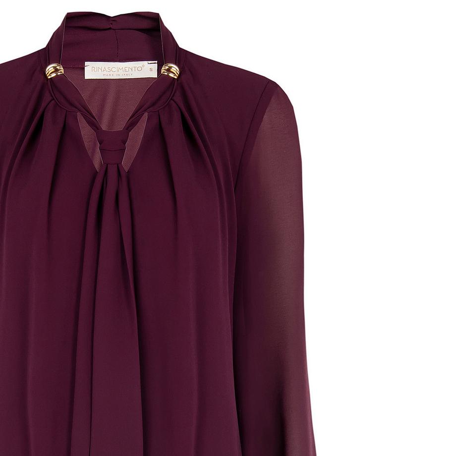 RINASCIMENTO Chemisier Manches Longues Col Montant  