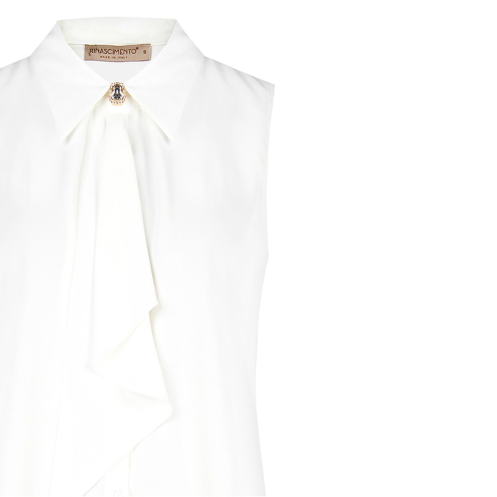 RINASCIMENTO Ärmellose Bluse mit Bindedetail  