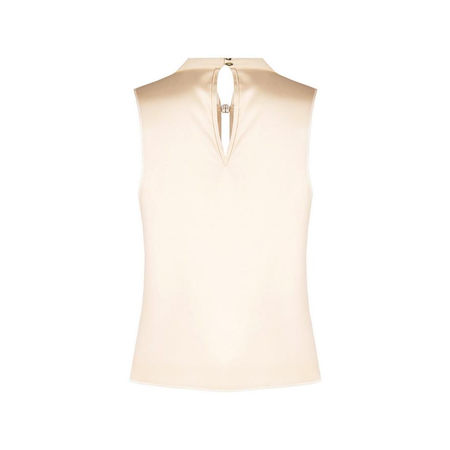 RINASCIMENTO Camicetta Senza Maniche Collo Alto Plissettato  